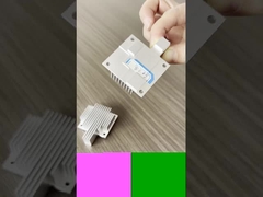 6063t6 অ্যানোডাইজড ইন্ডাস্ট্রিয়াল অ্যালুমিনিয়াম প্রোফাইল সিলিন্ডার শেল / বৈদ্যুতিক শেল