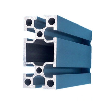 Silvery Anodized Anti Scratch T-Slot Aluminum Profile for High Load Capacity Conveyor Systems