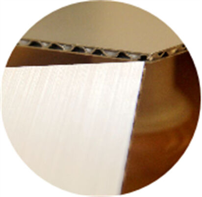 Fireproof Light Weight Ultra Flat Aluminum Core Composite Panel ACCP for Decorative Cladding