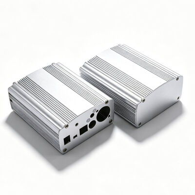 OEM Square Audio Amplifier Aluminum Heatsink Extrusion Profile and Extruded Aluminum Enclosure