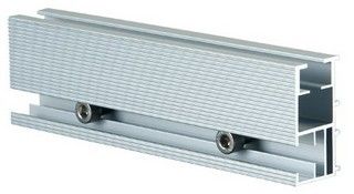 Anodized সৌর ছাদ মাউন্টিং সিস্টেম আবাসিক জন্য বুকে splicing