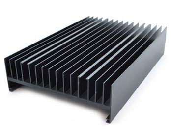 গুঁড়া অ্যালুমিনিয়াম Heatsink এক্সট্রুশন আঁকা সিএনসি মেশিন সঙ্গে ব্ল্যাক