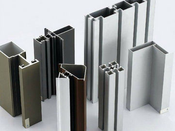 Anodized Aluminium Door Profiles , European Standard Aluminium Door And Window Frames