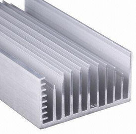 সাফ Anodized 6063-T5 অ্যালুমিনিয়াম LED তাপ বেসিনে এক্সট্রুশন প্রোফাইল লঘুপাত, মুদ্রাঙ্কন সঙ্গে