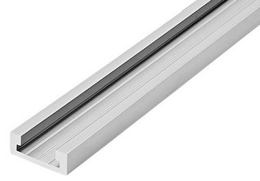 Anodized নির্মাণ অ্যালুমিনিয়াম প্রোফাইল অ্যালুমিনিয়াম এক্সট্রুশন চ্যানেল পাতলা ওয়াল ইউ প্রকার