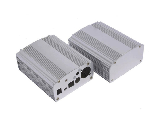 ইলেকট্রনিক্স / কাস্টমাইজড পাওয়ার এএমপি বক্স / OEM সার্কিট বক্সের জন্য সিল্কসক্রিন প্রিন্টিং অ্যালুমিনিয়াম এক্সট্রুশন