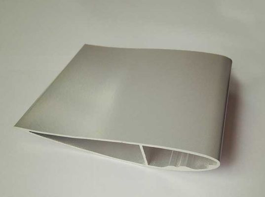 কালো / সিলভার Anodized অ্যালুমিনিয়াম এক্সট্রুশন শিল্পকৌশল ফ্যান ফলক / 6063 - T5