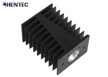 কালো রঙ Anodized শিল্প অ্যালুমিনিয়াম প্রোফাইল কাস্টমাইজড অ্যালুমিনিয়াম তাপ বেসিনে