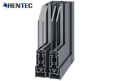 পাউডার লেপ নির্মাণ Extruded অ্যালুমিনিয়াম প্রোফাইল কাস্টমাইজড বিভাগ
