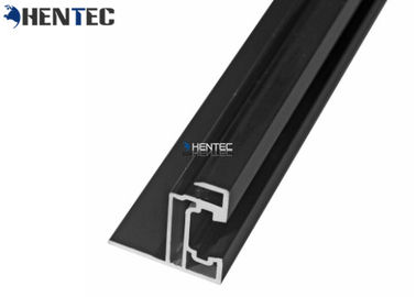কালো রঙ Anodised অ্যালুমিনিয়াম সৌর প্যানেল ফ্রেম স্ক্রু যৌথ / কোণার কী যৌথ