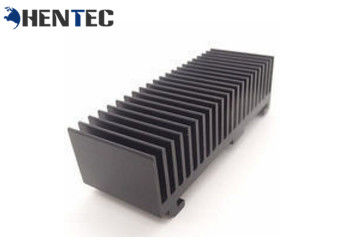 কালো Anodised অ্যালুমিনিয়াম Heatsink এক্সট্রুশন প্রোফাইল আইএসও কোয়ালিটি আশ্বাস