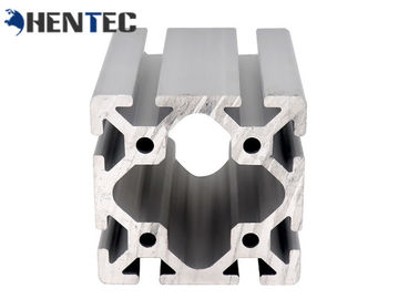 সিলভার Anodized অ্যালুমিনিয়াম প্রোফাইল সিস্টেম টি স্লট অ্যালুমিনিয়াম এক্সট্রুশন