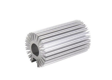 টেকসই সিলভার LED আলো জন্য Anodized অ্যালুমিনিয়াম Heatsink এক্সট্রুশন প্রোফাইল