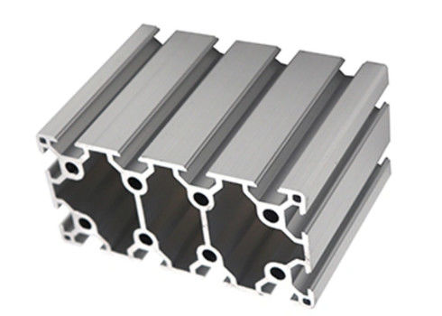 রূপালী কালো Anodized 6063 T4 অ্যালুমিনিয়াম এক্সট্রুশন সিস্টেম টি স্লট সমাবেশ পর্যায়