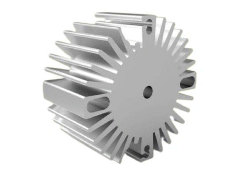 সূর্যমুখী স্ট্যান্ডার্ড LED আলো Anodized T5 অ্যালুমিনিয়াম Heatsink এক্সট্রুশন প্রোফাইল